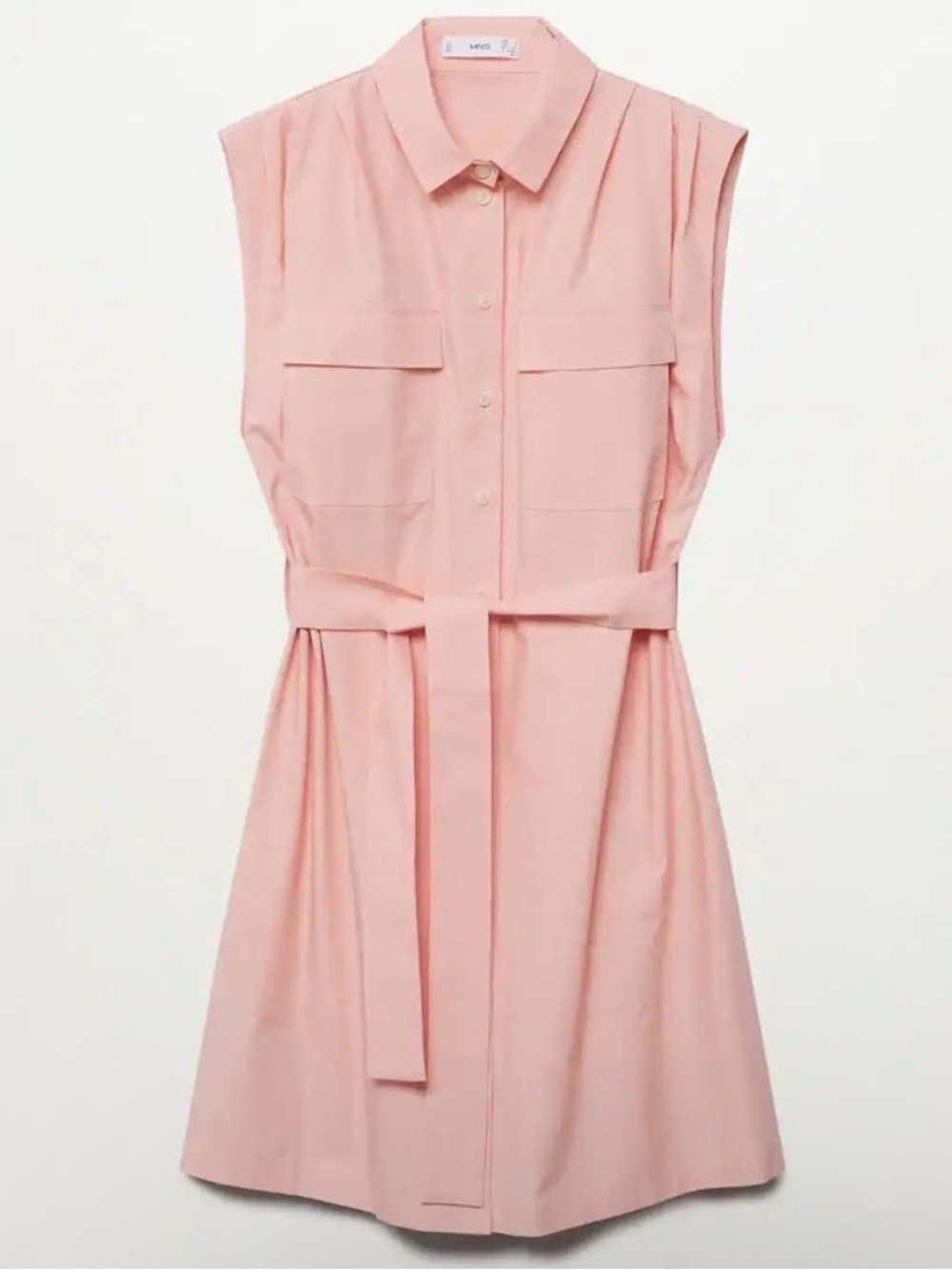Mango Belt shirt dress